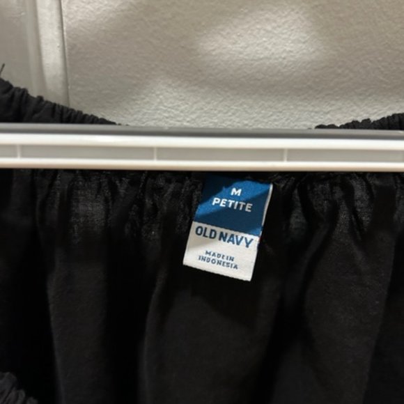 Old Navy Petite Black Peplum Top - Picture 2 of 4